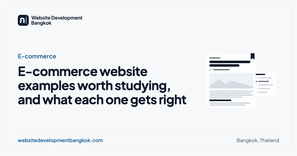 Cover image for this guide: E-commerce