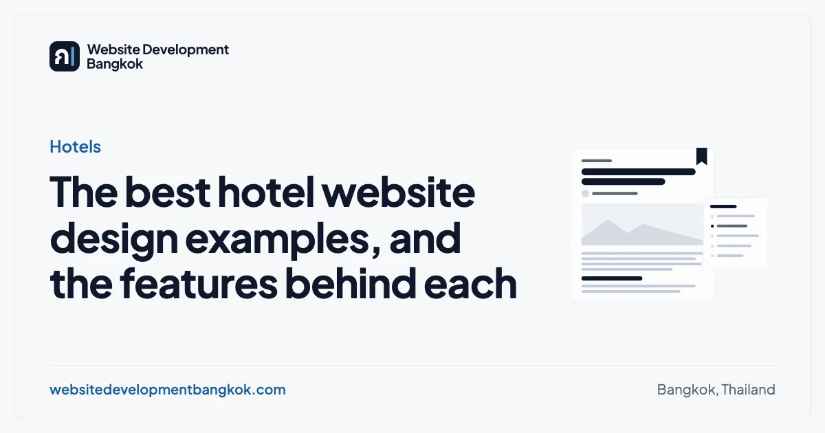 Cover image for this guide: Hotels