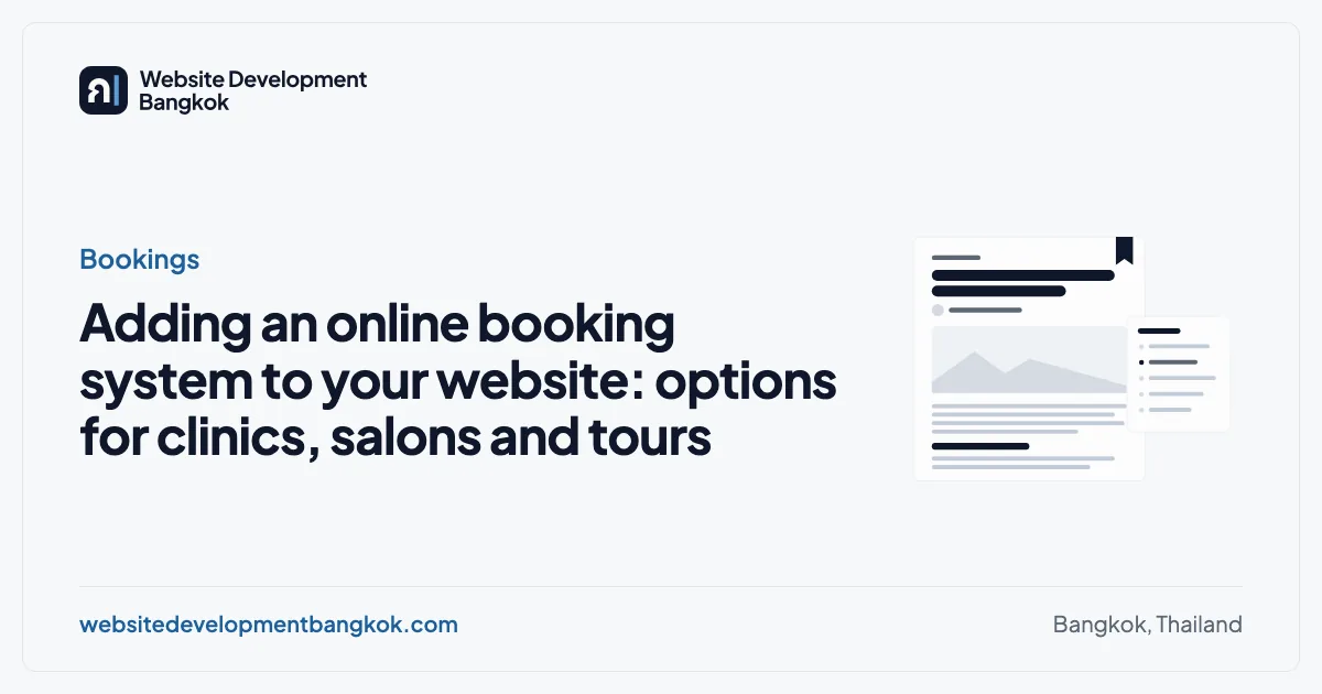 Cover image for this guide: Bookings